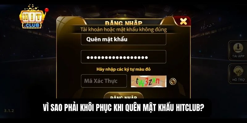 Quên mật khẩu Hitclub