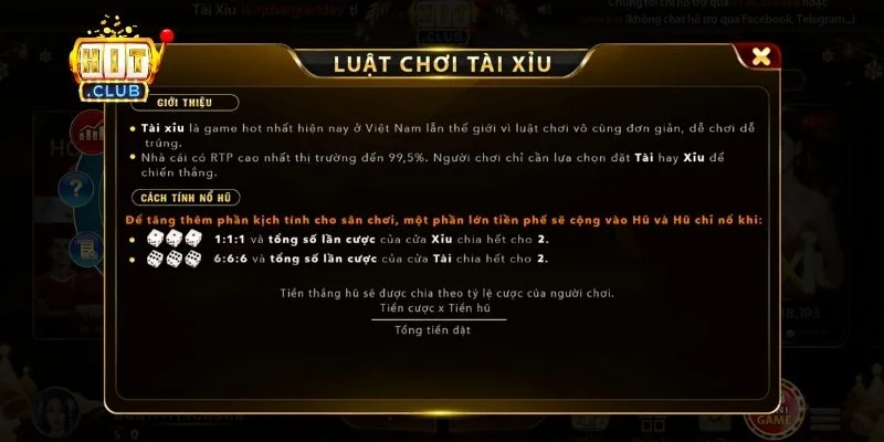 Tài xỉu Hit Club